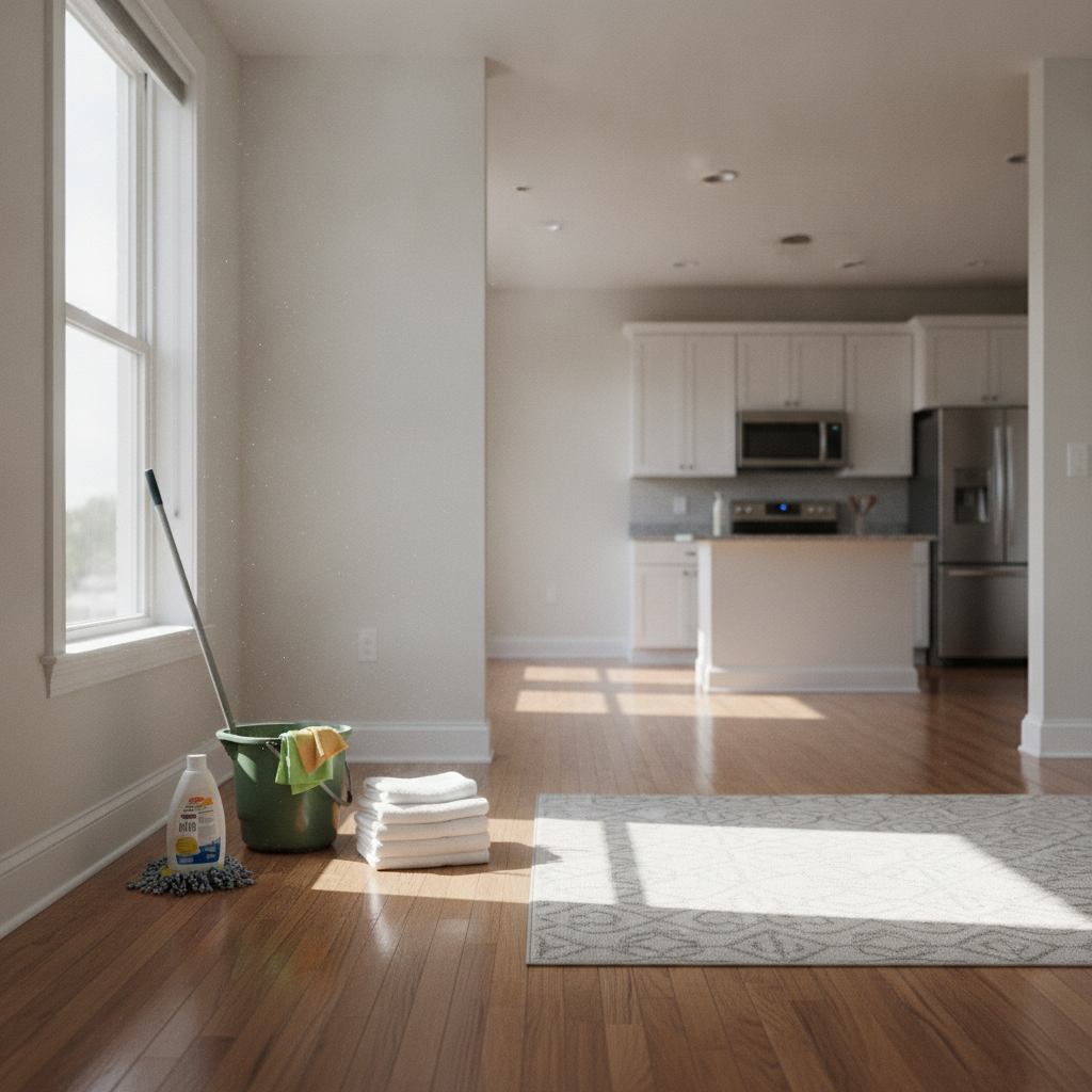 Move-In Cleaning - No Face and No Text