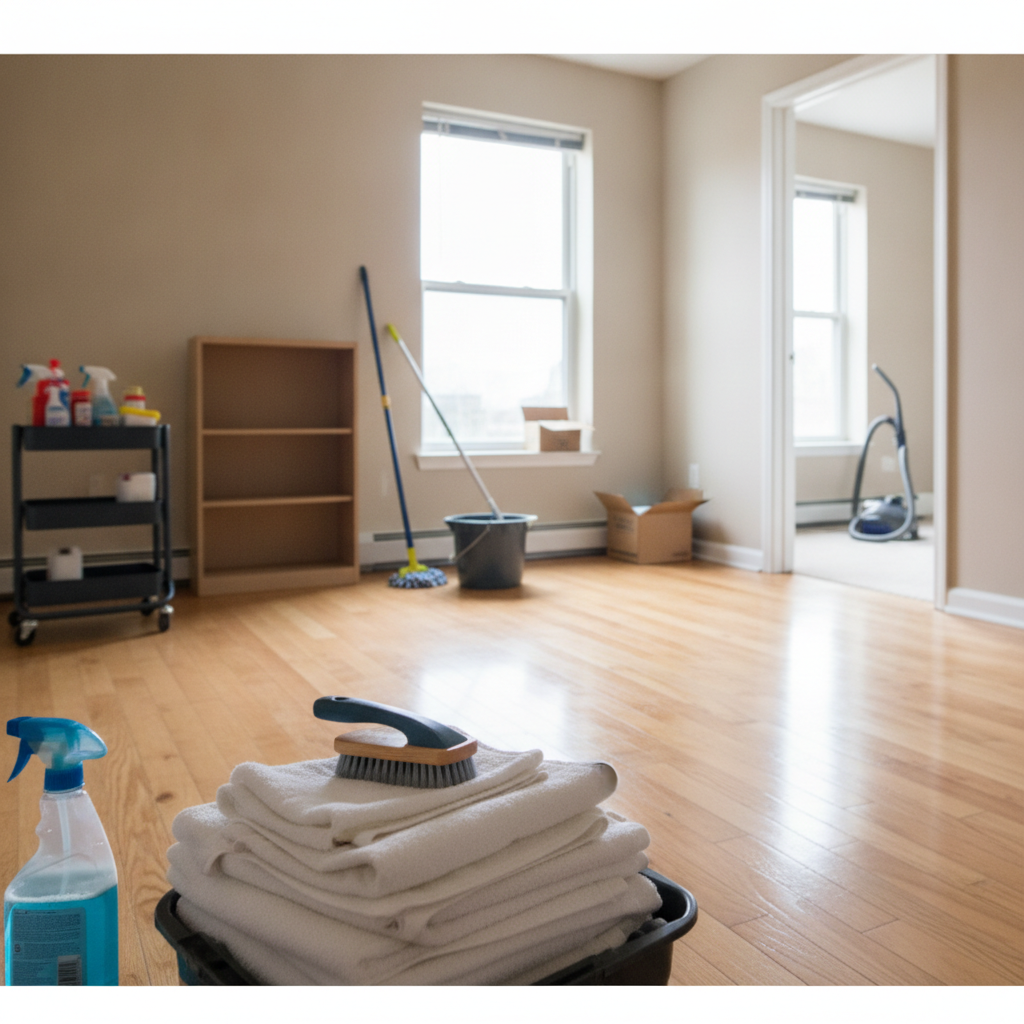 Move-Out Cleaning - No Face and No Text